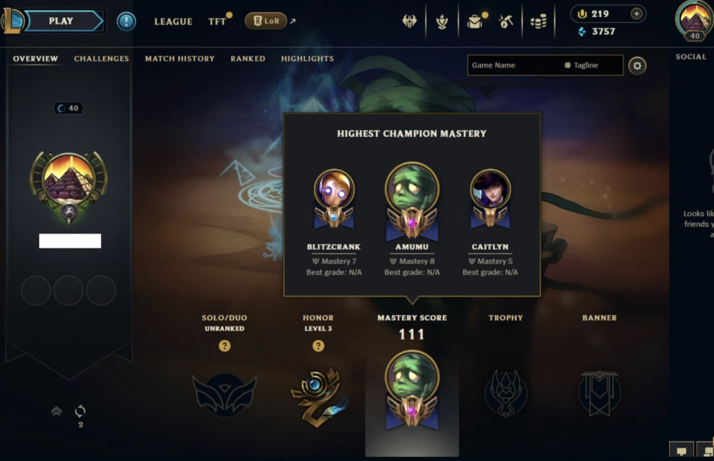 NA | 835 Skins | 165 Champions